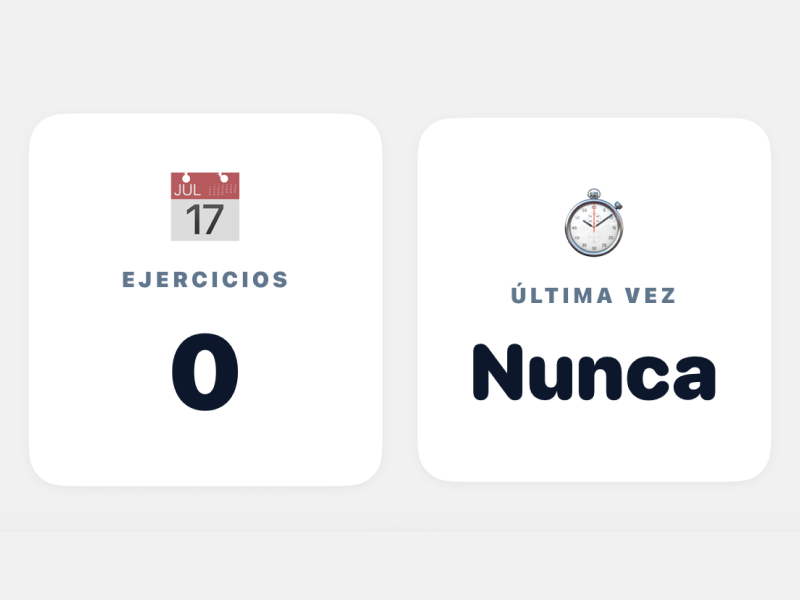 Effort logging screen